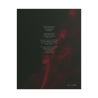 Only You Poem, Romantic Print Unframed